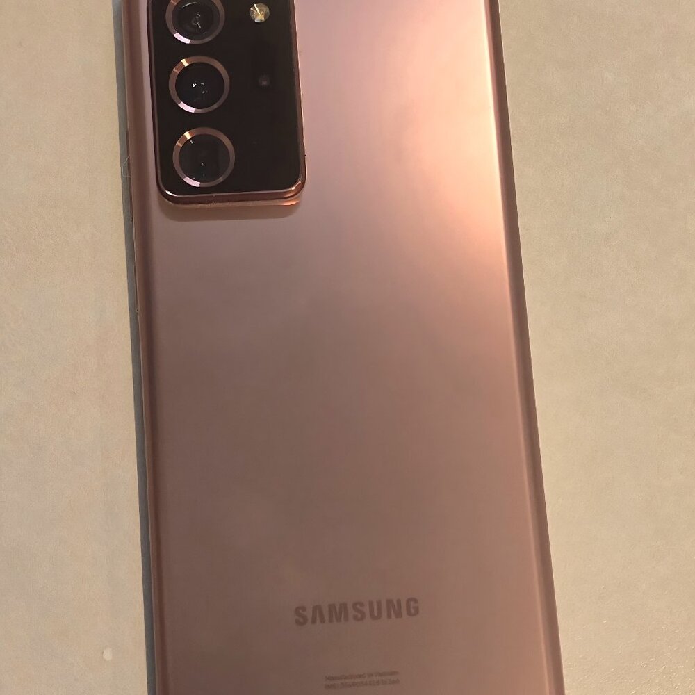 Unlocked Samsung Galaxy Note 20 Ultra– Rose Gold (128GB, Excellent Condition)